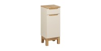 Insieme ERMANO cashmere 150cm: mobile sottolavabo + lavabo da appoggio + mobili sospesi e da appoggio + specchi