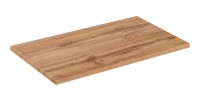Conjunto ERMANO cachemira y acabado de roble 150cm: mueble bajo lavabo + lavabo sobre encimera + almacenamientos colgantes y de 