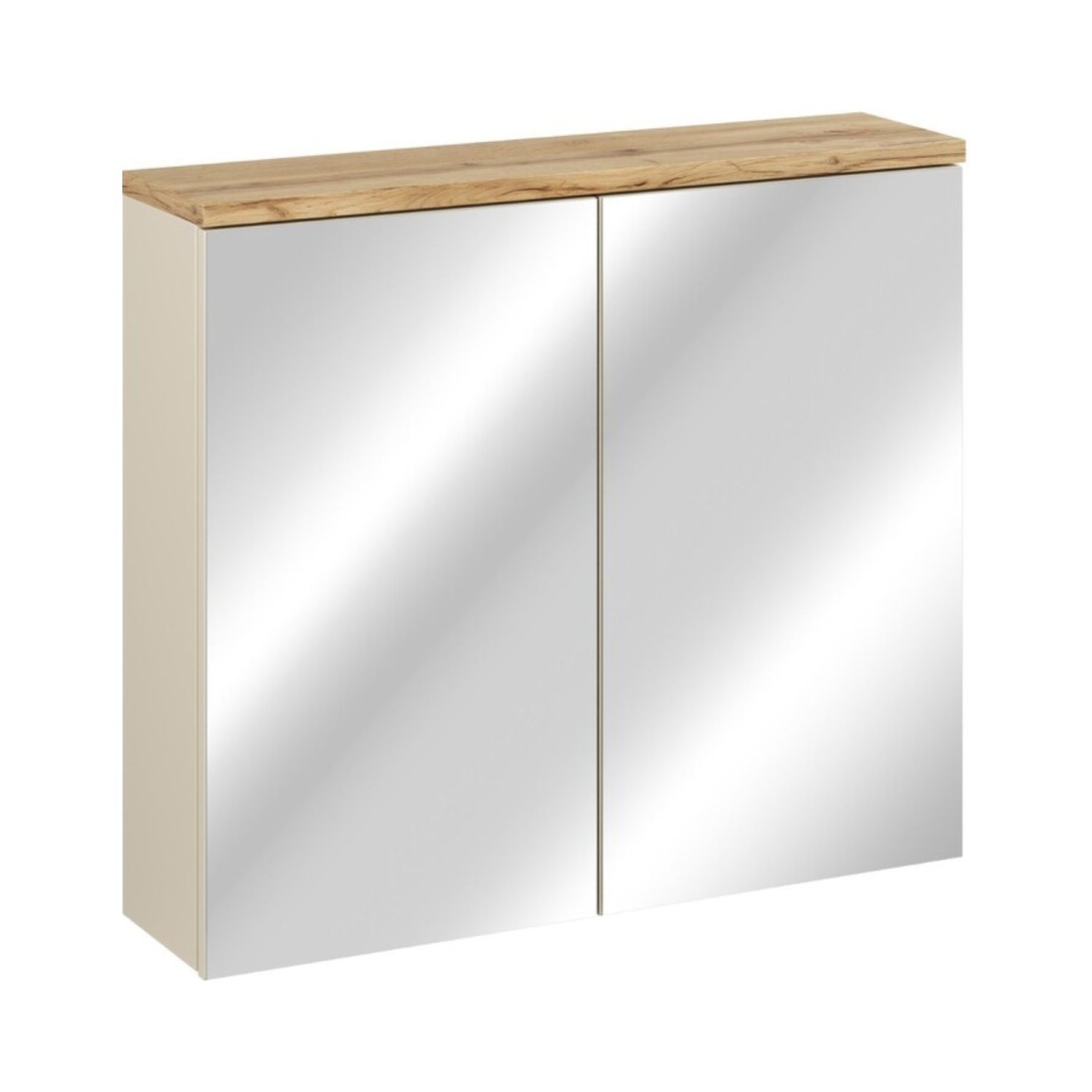 Meuble de rangement suspendu avec portes en miroirs ERMANO