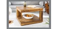 Table basse GRADI carré 60cm mise en situation