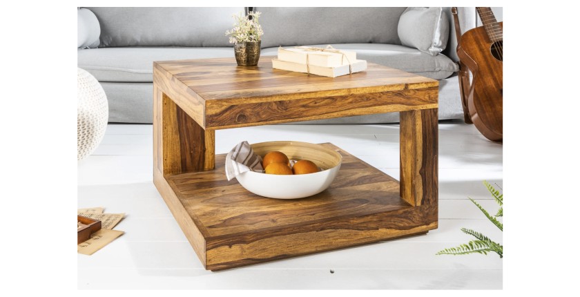 Table basse GRADI carré 60cm mise en situation