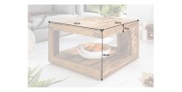 Table basse GRADI carré 60cm dimensions