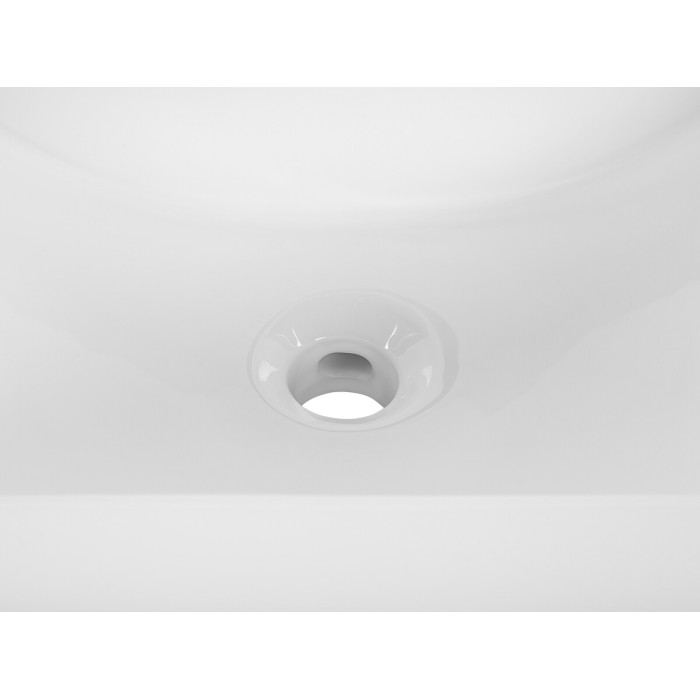 Vasque à encastrer AXIS 60 cm en céramique blanc brillant