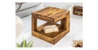 Table basse carré GRADI 45cm vue de haut