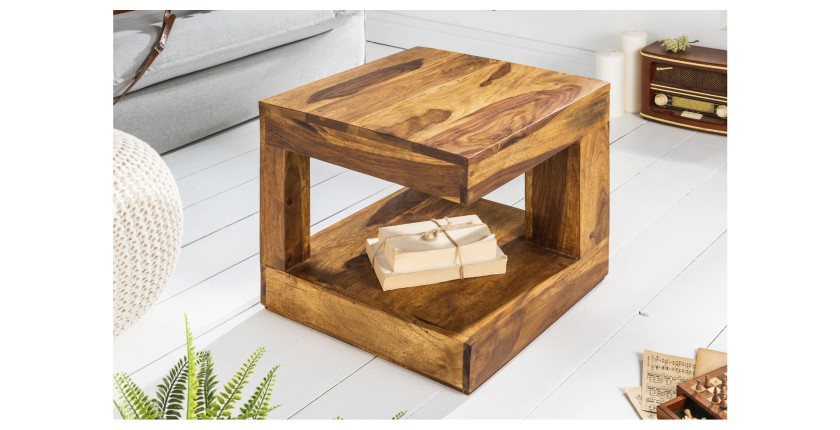 Table basse carré GRADI 45cm vue de haut