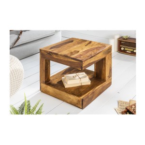 Table basse carré GRADI 45cm vue de haut