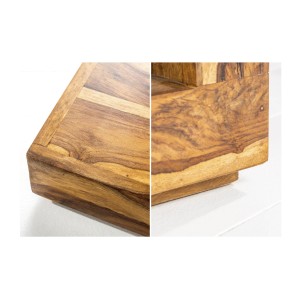 zoom sur les détails de la table basse carrée GRADI 45cm