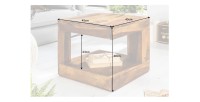 Table basse carré GRADI 45cm dimensions