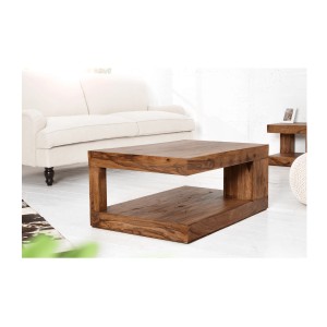Table basse GRADI rectangulaire 90cm en situation sans décor