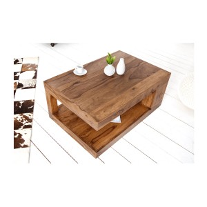 Table basse GRADI rectangulaire 90cm vue de haut