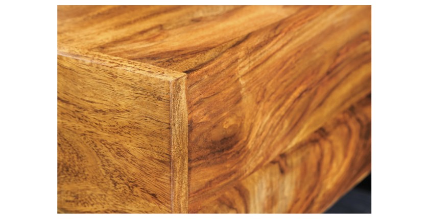 Zoom sur le coin de la table basse GRADI 60cm