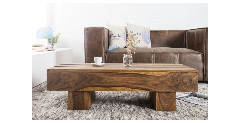 Table basse TOLB rectangulaire 100cm vue de face