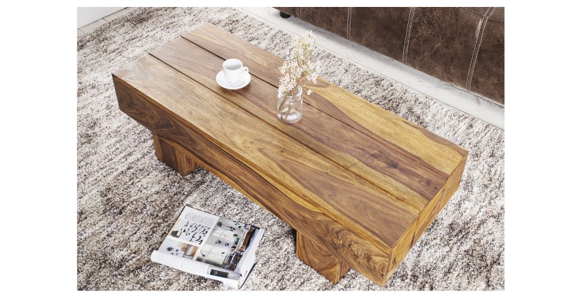 Table basse TOLB rectangulaire 100cm vue de haut