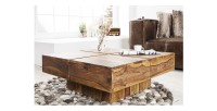 Table basse carrée TOLB 70cm mise en situation
