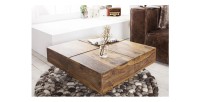 Table basse carrée TOLB 70cm vue de haut