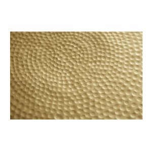 Zoom sur la texture de la table basse dorée TRIANE ronde 60cm