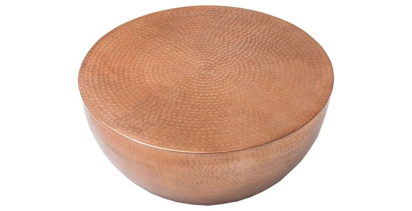 Table basse ronde TRIANE bronze 60cm