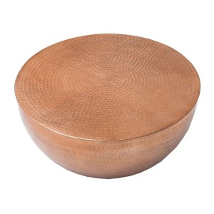 Table basse ronde TRIANE bronze 60cm