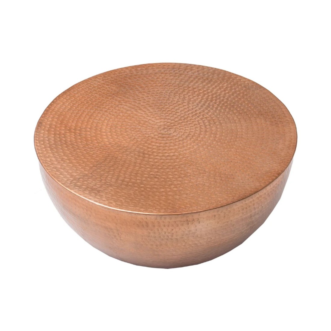 Table basse ronde TRIANE bronze 60cm