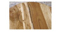 Zoom sur le système d'ouverture de la table basse TRIANE ronde 60cm