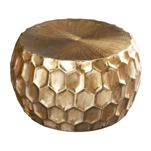 Table basse TRIANE doré 70cm