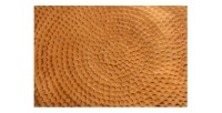 Zoom sur la texture de la table basse TRIANE bronze ronde 80cm
