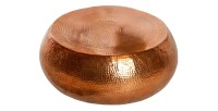 Table basse TRIANE bronze ronde 80cm