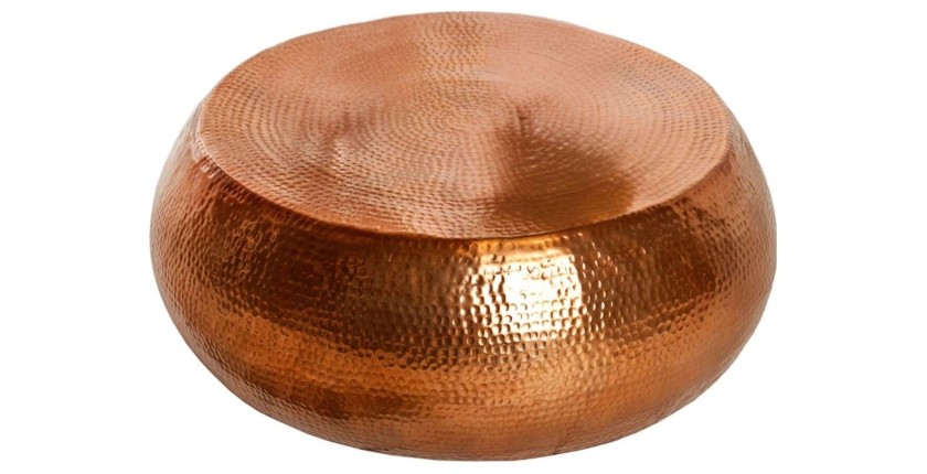 Table basse TRIANE bronze ronde 80cm