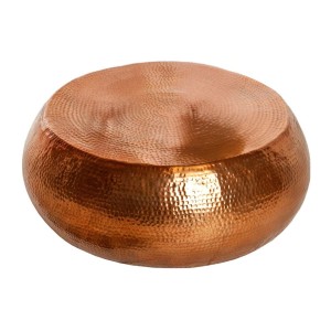 Table basse TRIANE bronze ronde 80cm