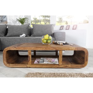 Table basse CURVIA 100cm mise en situation