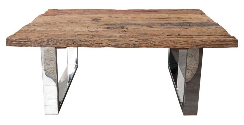 Table basse RAFTA 110cm en bois