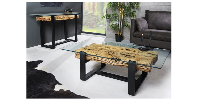 Table basse RAFTA 130cm vue éloignée