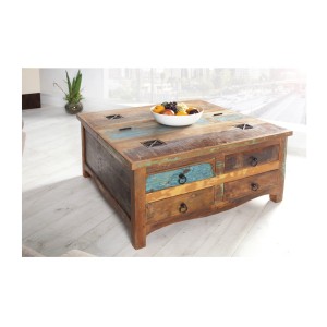 Table basse PATCHWOOD 70cm mise en situation