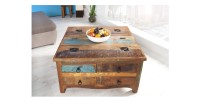 Table basse PATCHWOOD 70cm vue de face