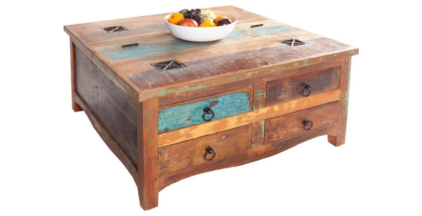 Table basse PATCHWOOD 70cm