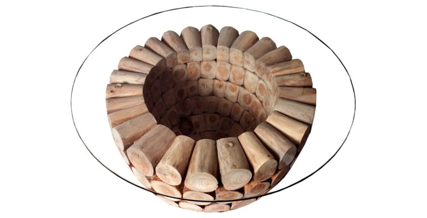 Table basse ARBOREA ronde 70cm