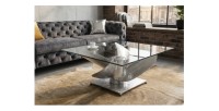 Table basse ALUMIA 85cm vue de face