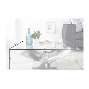 Table basse ALUMIA 85cm dimensions