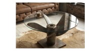 Table basse ALUMIA 60cm vue de face