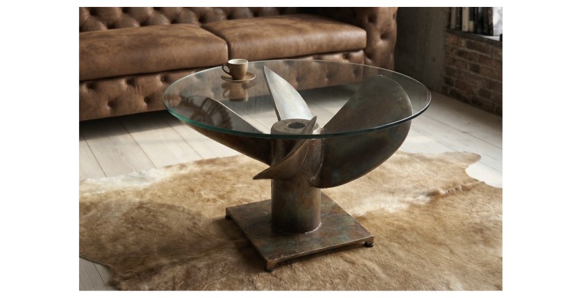 Table basse ALUMIA 70cm mise en situation