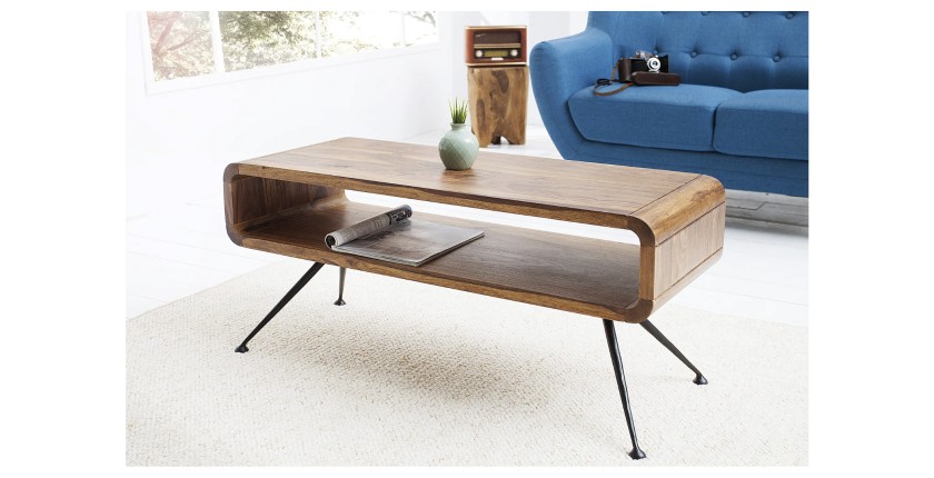 Table basse RETROVA 100cm mise en situation