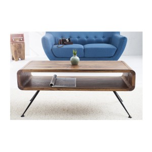 Table basse RETROVA 100cm vue de face