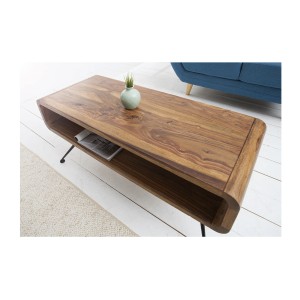 Table basse RETROVA 100cm vue de haut