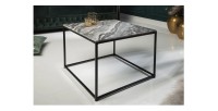 Table basse VORTEX grise mise en situation