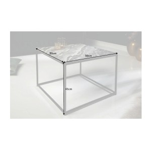 Table basse VORTEX grise dimensions