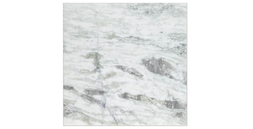 Exemple de marbrage pour la table basse VORTEX blanche