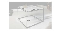 Table basse VORTEX blanche dimensions