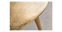Zoom sur l'autre plateau des tables basses gigognes VORTEX dorées