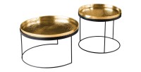 Tables basses gigognes avec plateaux amovibles VORTEX