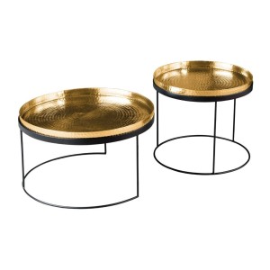 Tables basses gigognes avec plateaux amovibles VORTEX